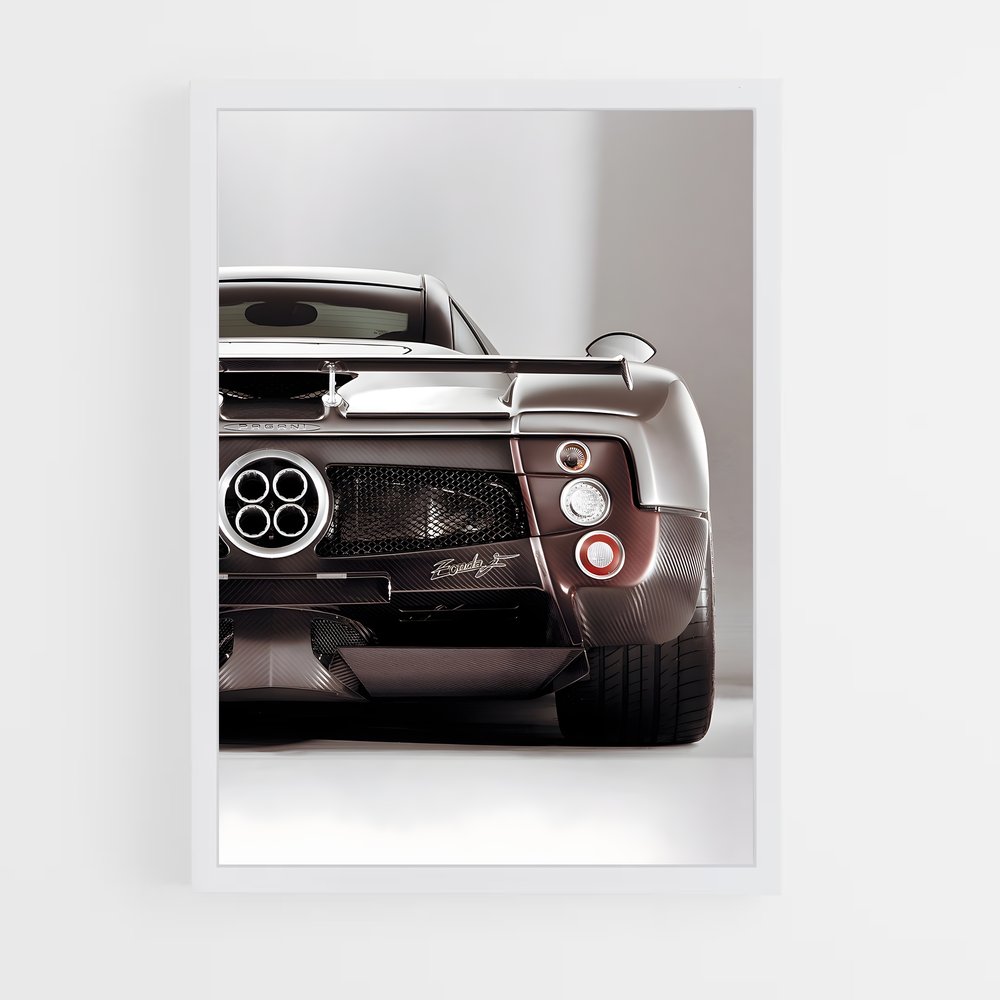 Poster Zonda Racer – affiche Pagani (vue 3)